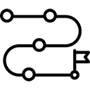 ícone rota